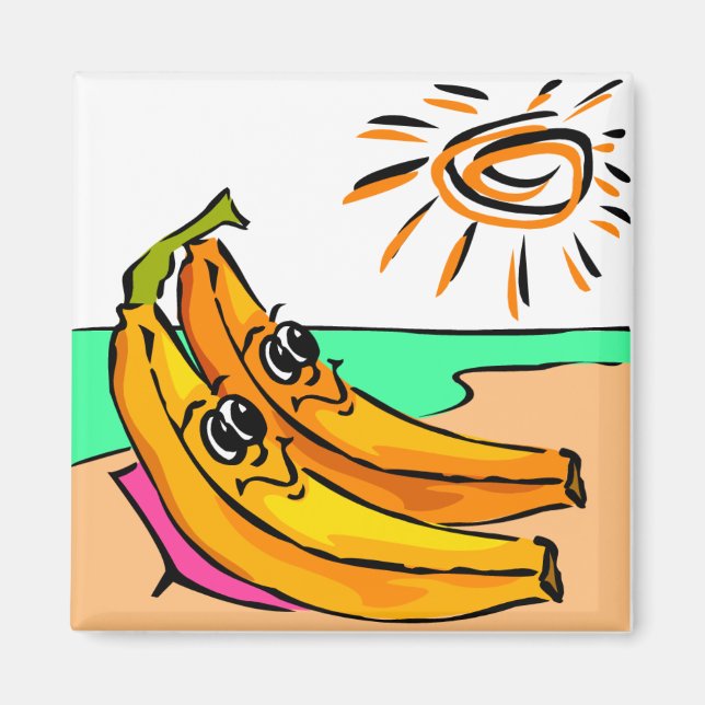 Funny Beach Wedding Idee Magnet (Vorne)