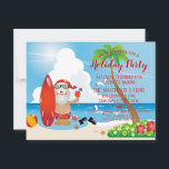 Funny Beach Weihnachtseinladung Postkarte<br><div class="desc">Funny Beach Weihnachten Party Einladung. Der Text kann über das Menü "Details" geändert werden. Klicken Sie auf den Button "Anpassen" und können Sie Text- und Farbstil ändern. Andere Farben sind verfügbar. Bitte kontaktieren Sie mich,  wenn Sie Hilfe benötigen,  passende Artikel benötigen oder besondere Wünsche haben.</div>
