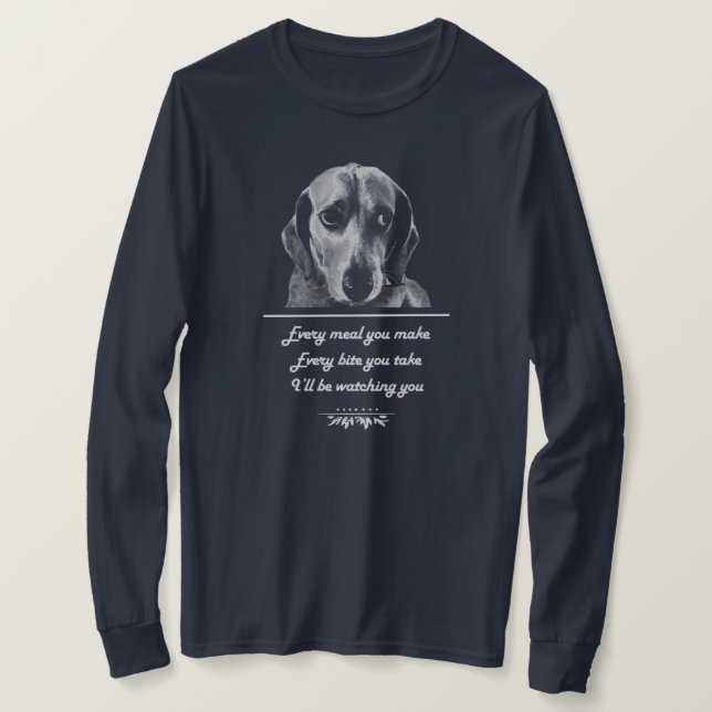 Funny Beagle Beging T - Shirt (Design vorne)