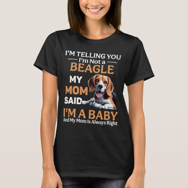 Funny Beagle Dog T-Shirt (Vorderseite)