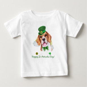 Funny Beagle Gold St Patricks Day Baby T-shirt