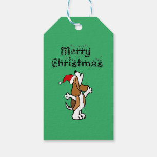 Funny Beagle Hund Singing Weihnachtslieder Geschenkanhänger