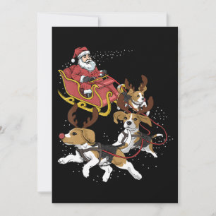 Funny Beagle Hund Weihnachtsgeschenk für Hund Love Ankündigung