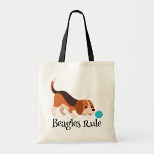 Funny Beagle Lover gibt Cartoon Welpe Dog Lover Tragetasche