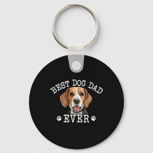Funny Beagle Vater Vathage Tag Vintag Ever Hund Li Schlüsselanhänger