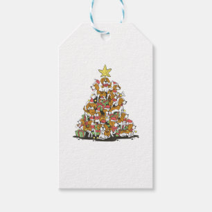 Funny Beagle Weihnachtsbaum für Beagle Hundeliebha Geschenkanhänger