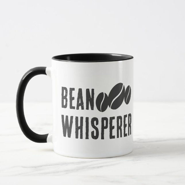 Funny Bean Whisperer Tasse - Kaffee Lover & Barist (Links)
