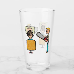 Funny Beängstigend Barber Sweeney Todd Glas
