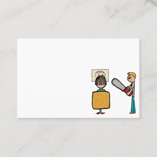 Funny Beängstigend Barber Sweeney Todd Visitenkarte (Vorderseite)