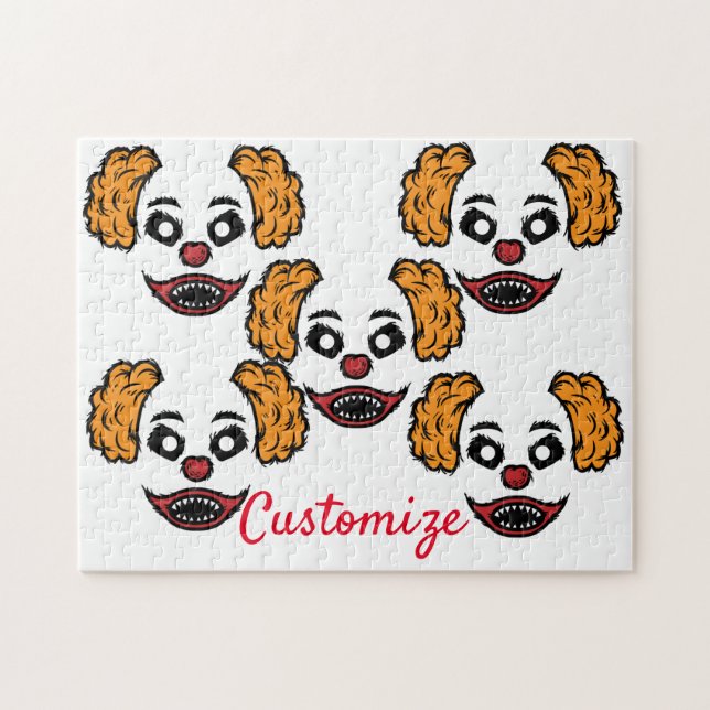 Funny Beängstigend Clown Thunder_Cove Puzzle (Horizontal)