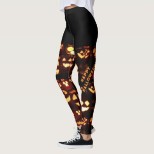 Funny Beängstigend Pumpkins Happy Halloween Leggings
