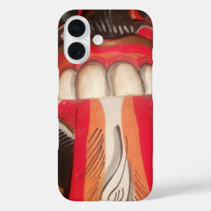 Funny Beängstigend Weiße Zunge Asiatisches Hallowe iPhone 16 Hülle