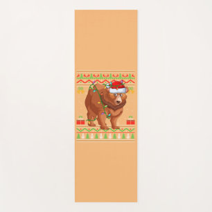 Funny Bear Animal Lover Match Ugly Grizzly Bär Yogamatte