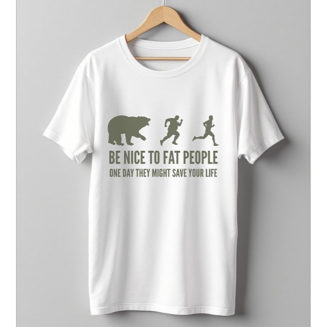 Funny Bear Chase T-Shirt (Von Creator hochgeladen)
