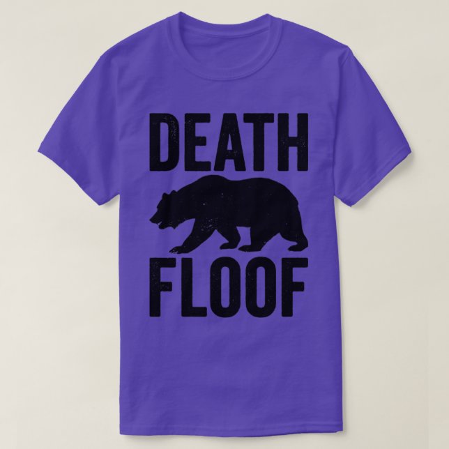 Funny Bear Death Floor T-Shirt (Design vorne)