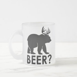 Funny Bear Deer Beer Tasse