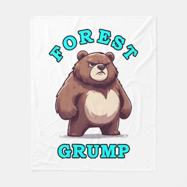 Funny Bear Fleecedecke (Vorderseite)