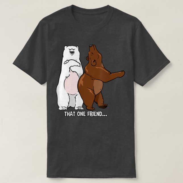 Funny Bear Friends T-Shirt (Design vorne)