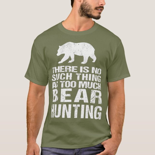 Funny Bear    JuntingBärenjäger T-Shirt (Vorderseite)