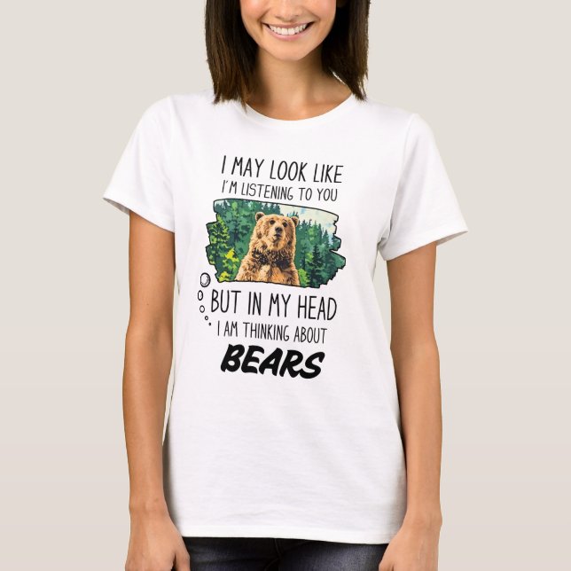 Funny Bear Lover T-Shirt (Vorderseite)