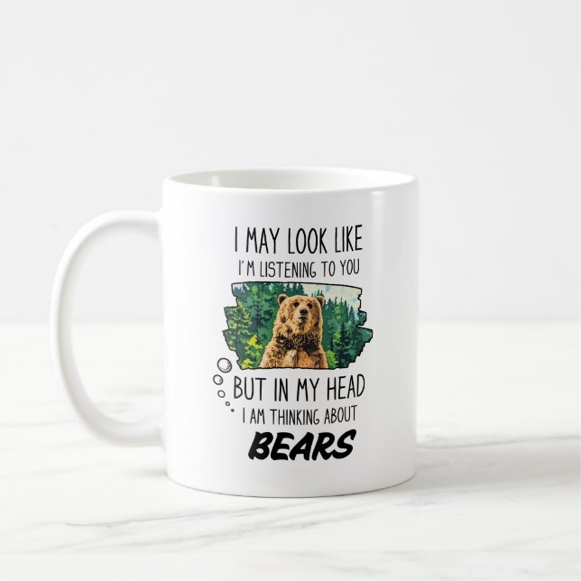 Funny Bear Lover Tasse (Links)