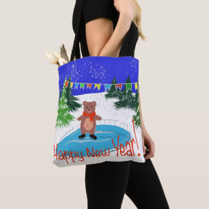Funny bear Skaten