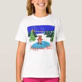 Funny bear Skaten T-Shirt