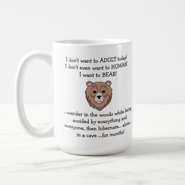 Funny Bear Tasse (Links)