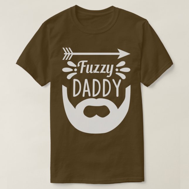 Funny Beard Geschenke Fuzzy Daddy Classic TShirt (Design vorne)