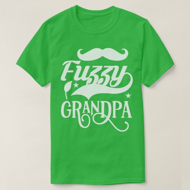 Funny Beard Geschenke Fuzzy Opa 5 T-Shirt (Design vorne)