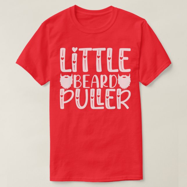 Funny Beard Gifts Little Beard Puller Classic TShi T-Shirt (Design vorne)