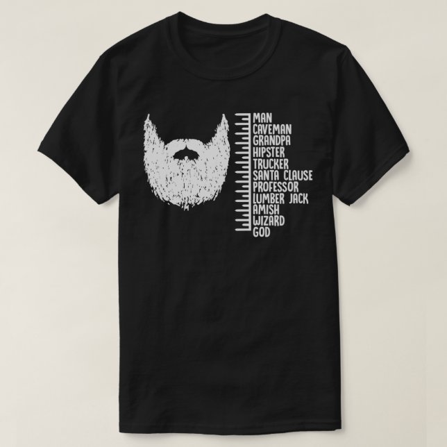 Funny Beard Growth TShirt (Design vorne)