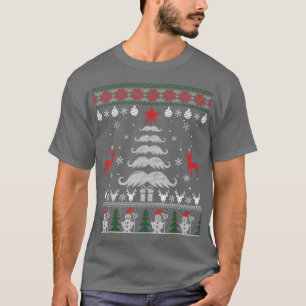 Funny Beard Liebhaber Weihnachtsbaum Ugly Weihnach T-Shirt