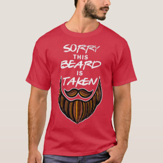Funny Beard Partner Spaß Pun Husband T-Shirt