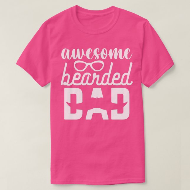 Funny Beard spendet Phantastischen Bart Vater 5 T-Shirt (Design vorne)