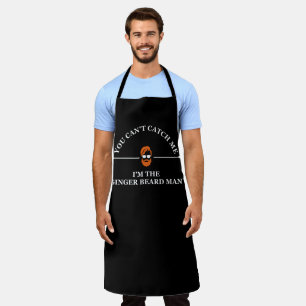 Funny Bearted Zittes Ingwerbart Schürze