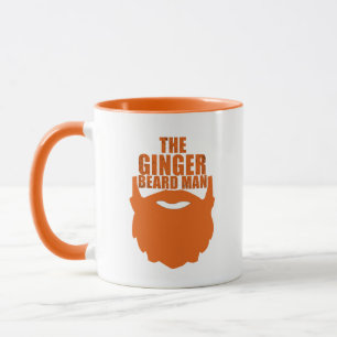 Funny Bearted Zittes Ingwerbemann Tasse