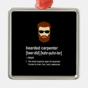 Funny Beat Carpenter Geschenk Männer Ornament Aus Metall
