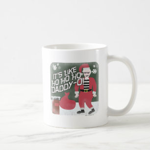Funny Beatnik Santa Kaffeetasse