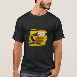 Funny Beaver bekommt Baum auf seinem Kopf T-Shirt