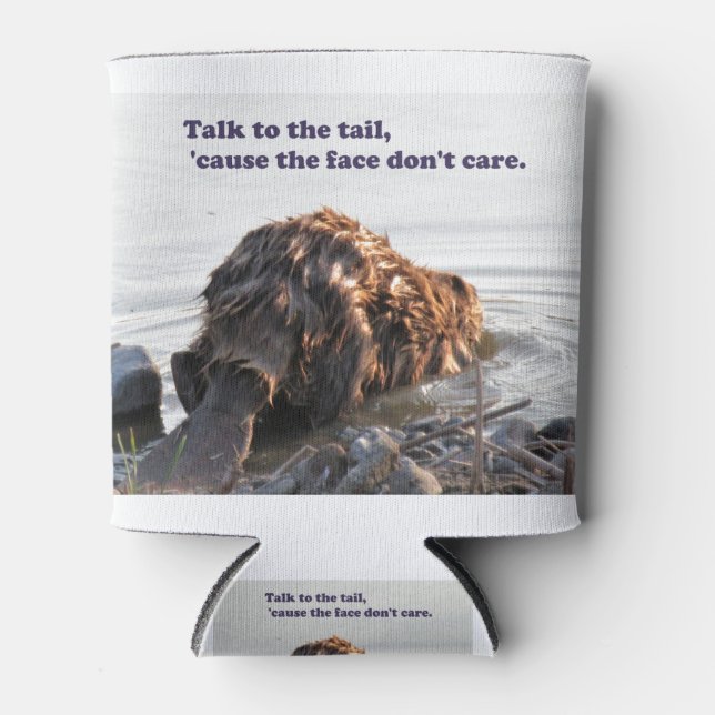 Funny Beaver Dosenkühler (Vorderseite)