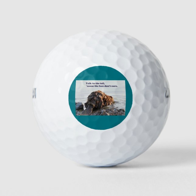 Funny Beaver Golfball (Vorderseite)