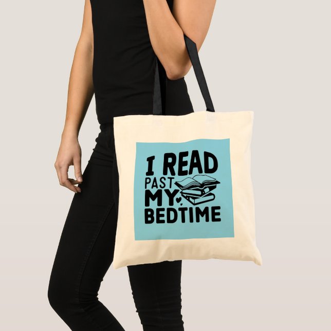 Funny bedtime read word art  tragetasche (Vorderseite (Produkt))