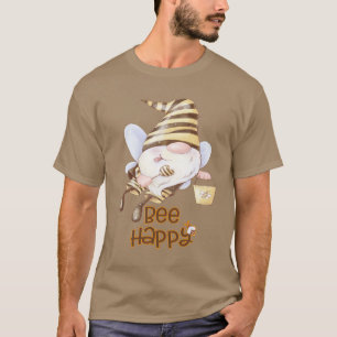 Funny Bee Gnome mit Pail of Honey T-Shirt