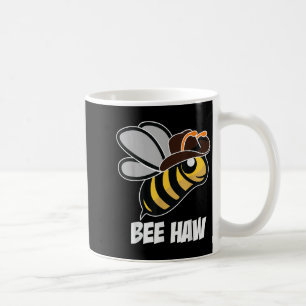 Funny Bee Haw Bumble Bee Graphic Cowboy Hat Kaffeetasse