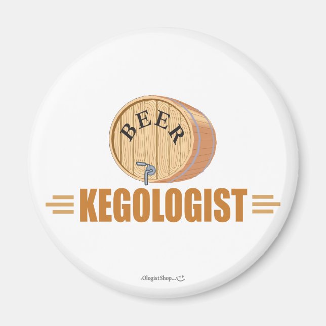 Funny Bee Keg Magnet (Vorne)