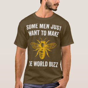 Funny Bee macht die Welt zum Buzzer Bienenzucht T-Shirt
