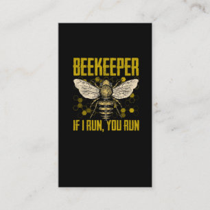 Funny Beekeeper-Angebot für Bienenlover Visitenkarte