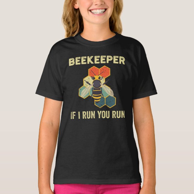 Funny Beekeeper Bienenkraut Bienenzucht T-Shirt (Vorderseite)