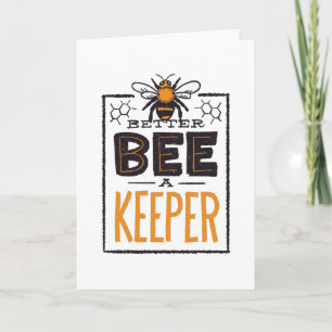 Funny Beekeeper Bienenzucht Geburtstagsgeschenk Karte